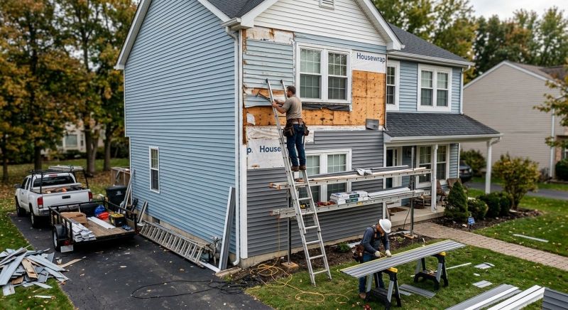 Damaged Siding Replacement in West Hartford, CT